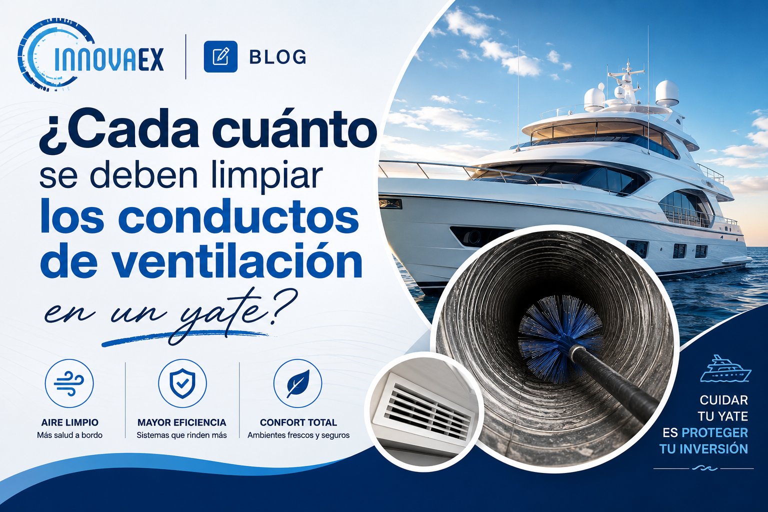 limpieza conductos de ventilacion en yates